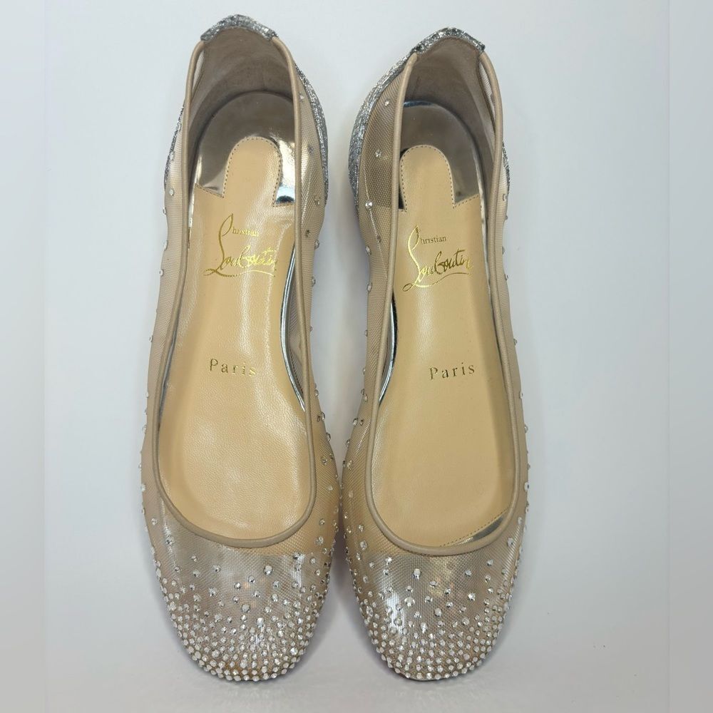 Christian Louboutin Patinotte Flat Strass 37 - Picture 5 of 14